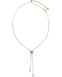 Swarovski - Two-Tone Metal Hyperbola Necklace - Lyst