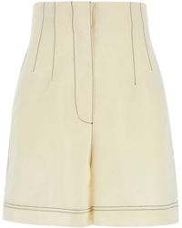 Philosophy Di Lorenzo Serafini - Ivory Polyester Blend Shorts - Lyst