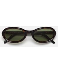 Retrosuperfuture - Zonnebril Cherry Havana 4 Ok Bruin/groen Unisex - Lyst