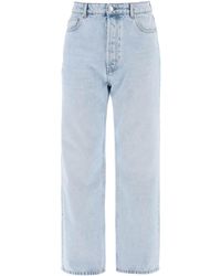 Ami Paris - Wide Leg Denim Jeans Met Een Ontspannen Pasvorm - Lyst