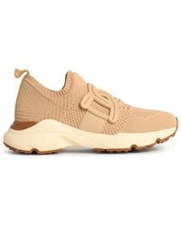 Tod's - Tod 's 'Kate' Turnschuhe im Beige -technischen Stoff - Lyst
