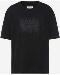 Maison Margiela - Cotton T Shirt With Logo - Lyst