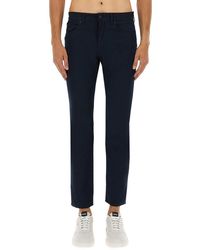 BOSS - Twill Pants - Lyst