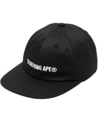 A Bathing Ape - Logo Panel Cap M - Lyst