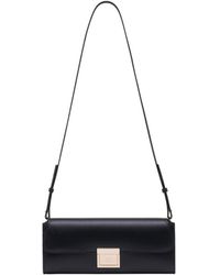 Ami Paris - Mimi Umhängetasche Leder Schwarz - Lyst