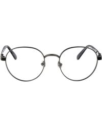 Moncler - Antracite Lucido Metal Glasses - Lyst