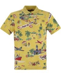 Polo Ralph Lauren - Polo Bear Custom Slim-Fit Pique Polo - Lyst
