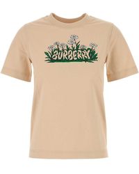 Burberry - Skin Cotton T-Shirt - Lyst