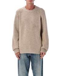 A.P.C. - Pullover beige - Lyst