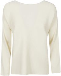 Liviana Conti - Ribbed Viscose Sweater - Lyst
