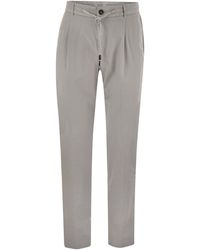 Peserico - Stretch Cotton Gabardine Jogger - Lyst