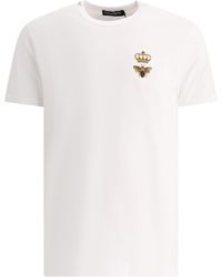 Dolce & Gabbana - Besticktes T -Shirt - Lyst