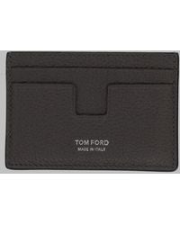 Tom Ford - Card Holder Fiore Leather Wallets & Purses - Lyst