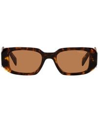 Prada - Zonnebril Pr17 Ws Vau2 Z1 Schildpad/donkerbruin Unisex - Lyst
