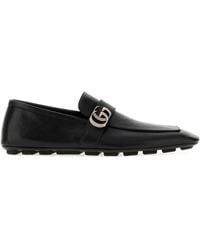 Gucci - Leather Loafers - Lyst
