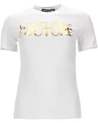 Versace Jeans Couture - T-Shirt Con Logo - Lyst