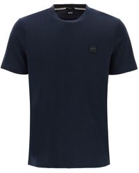 BOSS - Tiburt T -shirt Met Logo -patch - Lyst