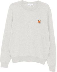 Maison Kitsuné - Fox Head Merino Regular Jumper - Lyst
