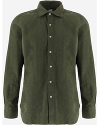 Finamore 1925 - Ribbed Cotton Shirt - Lyst