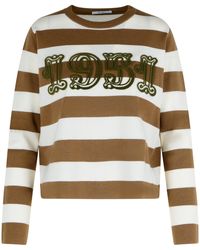 Max Mara - 'Viterbo' Virgin Wool Hazelnut Sweater - Lyst