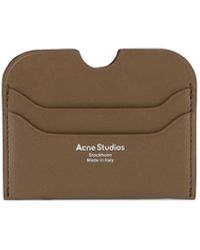 Acne Studios - Porte-carte en cuir des studios acne - Lyst