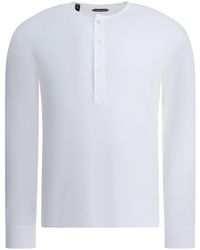 Tom Ford - Henley T-Shirts Bianco-Uomo - Lyst