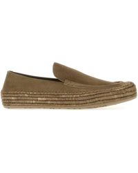 Loewe - Cappuccino Suede Paula S Ibiza Rio Loafers - Lyst