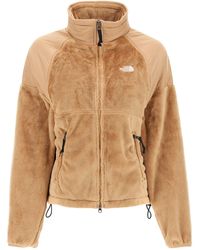 The North Face - Giacca Versa Velour In Pile E Ripstop Riciclati - Lyst