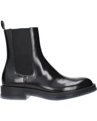 McQueen - Stivaletti Chelsea Float Uomo Pelle Nero - Lyst