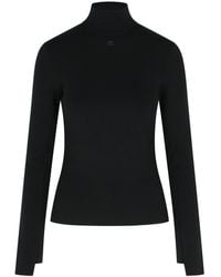 Courreges - Turtleneck Sweater - Lyst