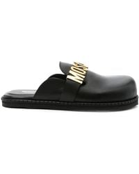 Moschino - Lederen Muildieren - Lyst