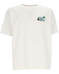 Drole de Monsieur - Off Vine Embroidered Slogan T Shirt - Lyst