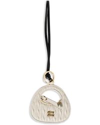 Miu Miu - Bag-Charm Keyring - Lyst