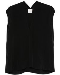 Alysi - Top de seda - Lyst
