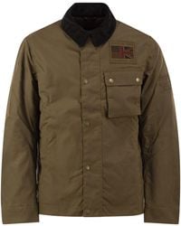 Barbour - Workers Waxed Cotton Jacket With Padding - Lyst