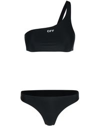 Off-White c/o Virgil Abloh - One-Shoulder Bikini Top - Lyst