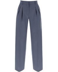 Loulou Studio - Sbiru Double Pleat Trousers - Lyst