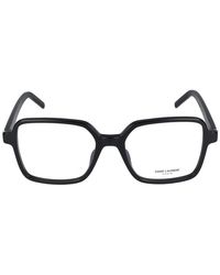 Saint Laurent - Occhiali Da Sole Sl M139 001 Nero Transpare /18/145 - Lyst