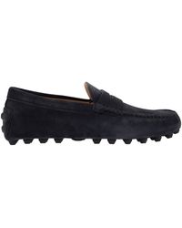 Tod's - Suede Mocasin Moccasins - Lyst