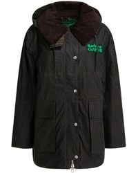 Barbour - X Ganni Gewaxt Jack - Lyst
