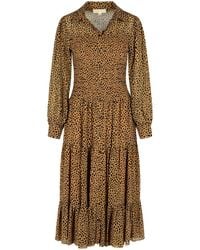 MICHAEL Michael Kors - 'Leopardato' Polyester Dress - Lyst