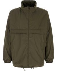 Saint Laurent - Army Polyester Windbreaker - Lyst