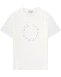 Stella McCartney - Rhinestone-Embellished T-Shirt - Lyst
