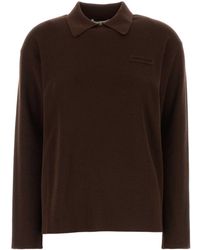 Miu Miu - Wool Polo Shirt For - Lyst