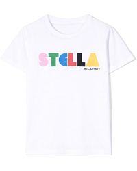 Stella McCartney - T-Shirt With Logo - Lyst