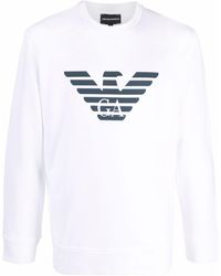 Emporio Armani - Sudadera con logo estampado - Lyst