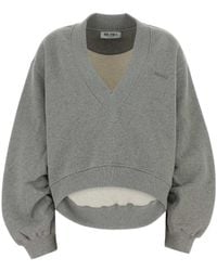 The Attico - Cotton Sweatshirt - Lyst
