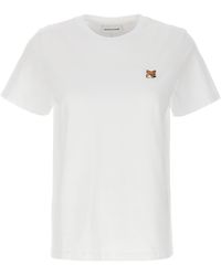 Maison Kitsuné - Maison Kitsuné "Fox Head" T -Shirt - Lyst