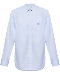 Etro - Camisa de botón de color azul claro - Lyst