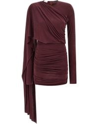 ANDAMANE - Xenia Abiti Bordeaux-Donna - Lyst